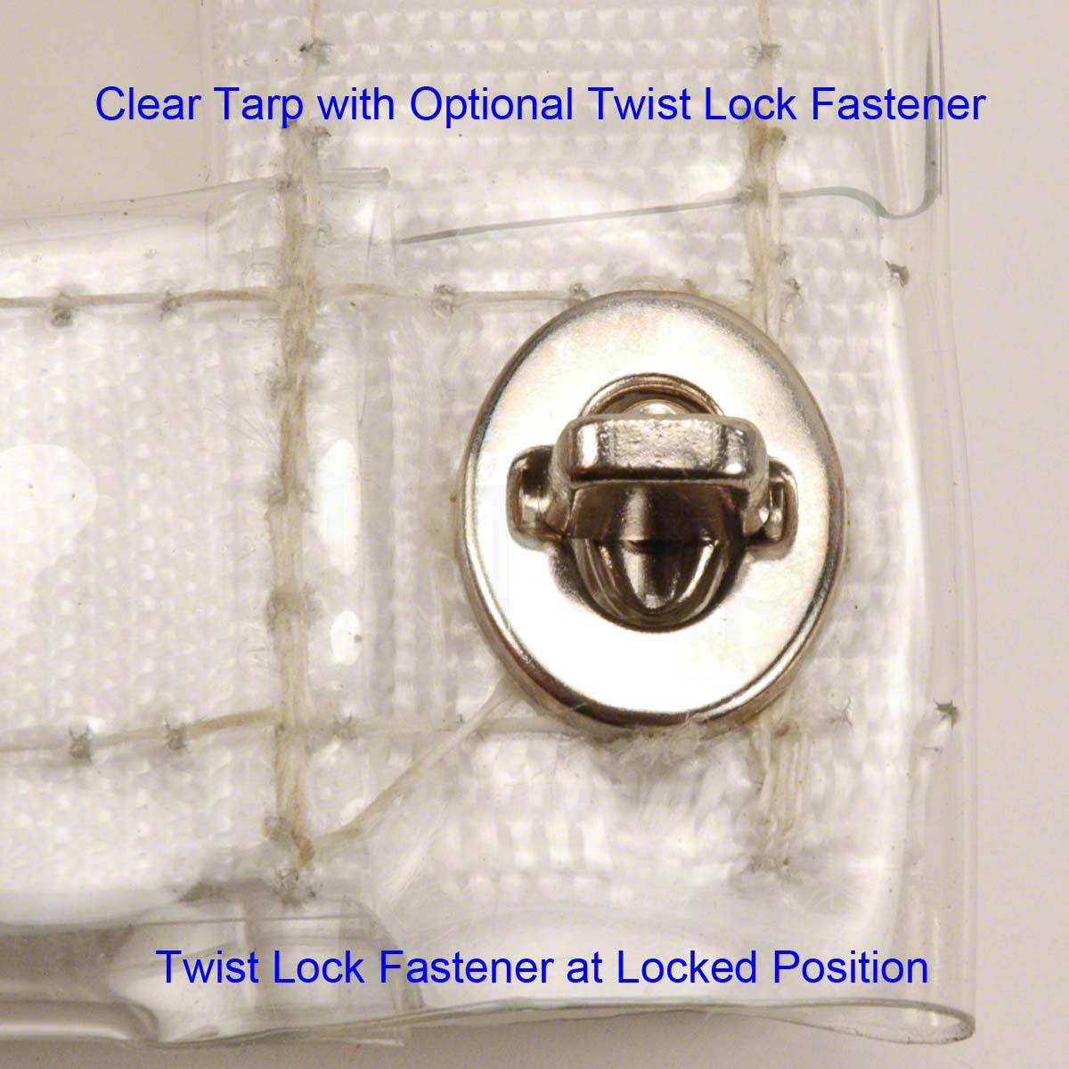 Twist Lock Fastener - Single Scew Mount - Double Stud - 10-Pack