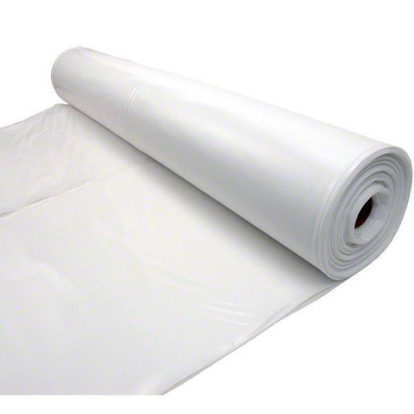 Husky 40' x 100' 6 MIL Clear Plastic Sheeting - Translucent Gray