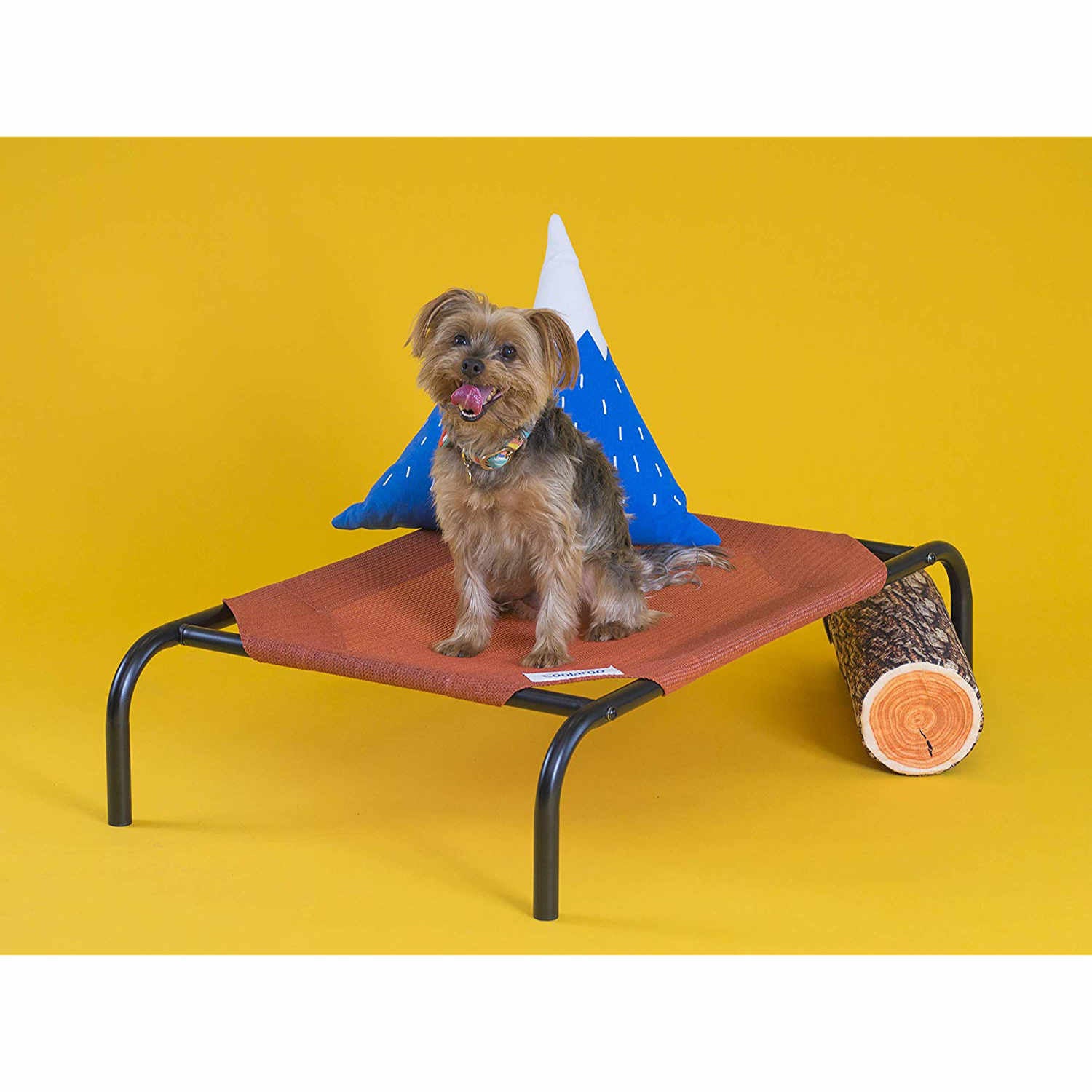 Coolaroo Outdoor Dog Bed Small 2 3 X 1 8 Terra Cotta. Raised outdoor dog bed. Elevated outdoor dog bed allow air to circulate. Mesh fabric allow air to breeze through. Keeps dogs cool